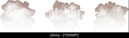 An abstract, grainy background featuring a noisy gradient pattern. Stock Vector