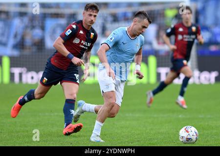 Rome, Lazio. 27th Oct, 2024. Patric Gasbarron Gil of SS Lazio during the Serie A match between Lazio v Genoa at Olympic stadium, Italy, Oct 27th, 2024. Credit Credit: massimo insabato/Alamy Live News Stock Photo