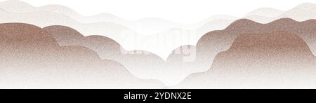 An abstract, grainy background featuring a noisy gradient pattern. Stock Vector