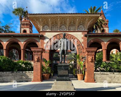 Flagler College Formerly Hotel Ponce de Leon, St. Augustine, Florida, USA Stock Photo