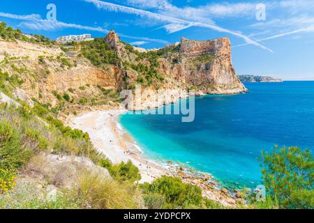 Cala del Moraig, El Poble Nou de Benitaxell, Alacant Alicante, Valencian Community, Spain Stock Photo