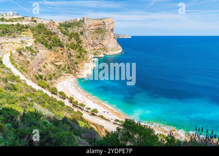 Cala del Moraig, El Poble Nou de Benitaxell, Alacant Alicante, Valencian Community, Spain Stock Photo