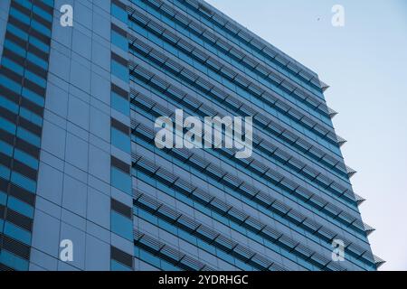 Urban Architecture Modern Office of Building Business District. Stock Photo