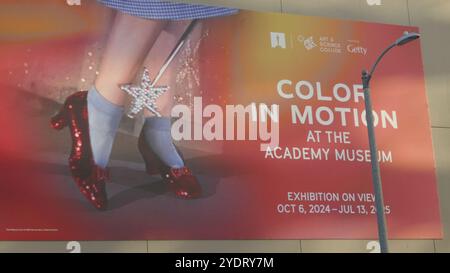 Los Angeles, California, USA 23rd October 2024 Color in Motion with The Wizard of Oz Dorothys Red Ruby Slippers at Academy on October 23, 2024 in Los Angeles, California, USA. Photo by Barry King/Alamy Stock Photo Stock Photo