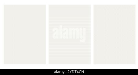 Grid empty background, square, line dot graph paper, school math sheet, grid paper sheet. Memo list, bullet journal list blank, architectural graph. Vector illustration Stock Vector