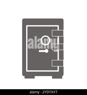 safe box icon vector illustration Stock Vector