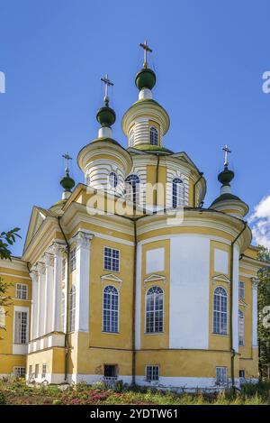 Ascension Cathedral in Spaso-Sumorin monastery, Totma, Russia, Europe Stock Photo