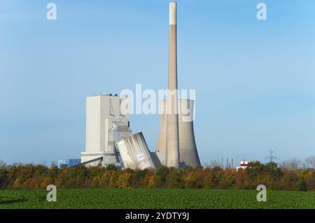 power plant implosion Stock Photo - Alamy