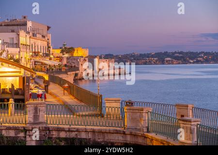 Ortigia, Syracuse, Sicily, Italy, Mediterranean, Europe Stock Photo