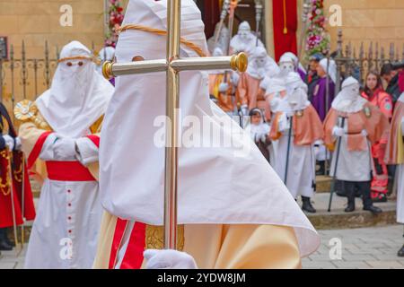 Good Friday procession, Enna, Sicily, Italy, Mediterranean, Europe Stock Photo