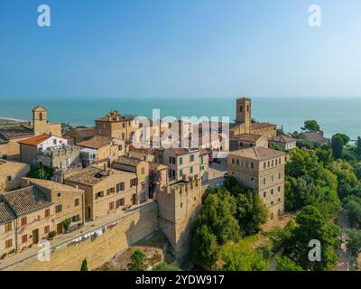 Torre di Palme, Fermo, Ascoli Piceno, Marche, Italy, Europe Stock Photo