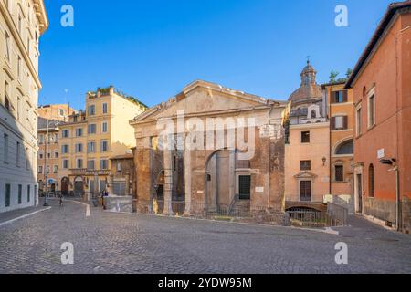 Portico of Ottavia, Rome Ghetto, Rome, Lazio, Italy, Europe Stock Photo