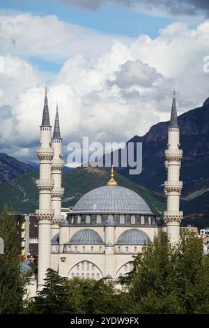 The Great Mosque in central Tirana, Albania, Europe Stock Photo