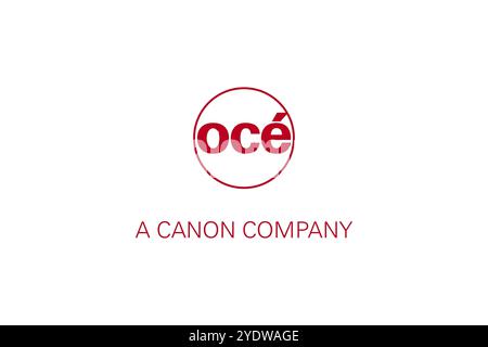 Technology, Oce Oce, Logo, White background, Brand name Stock Photo