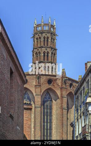 Church of the Jacobins is a deconsecrated Roman Catholic church located in Toulouse, France, Europe Stock Photo