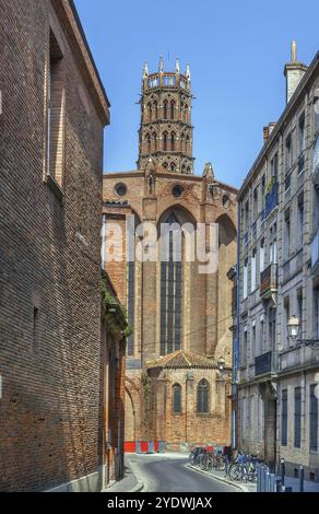 Church of the Jacobins is a deconsecrated Roman Catholic church located in Toulouse, France, Europe Stock Photo