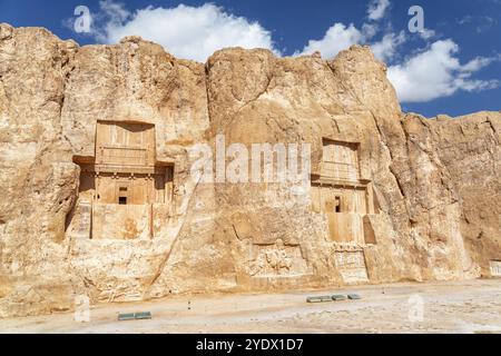Amazing ancient necropolis Naqsh-e Rustam in Iran Stock Photo - Alamy