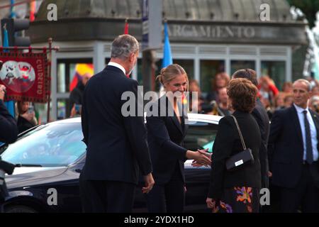 Asturias, Spain. 27th Oct, 2024. Princess Leonor in theatre Campoamor at the last day of Princess of Asturias awards. The Princess of Asturias Awards have ended in Oviedo after two weeks of events and the presence of the Spanish royal family. (Credit Image: © Mercedes Menendez/Pacific Press via ZUMA Press Wire) EDITORIAL USAGE ONLY! Not for Commercial USAGE! Stock Photo