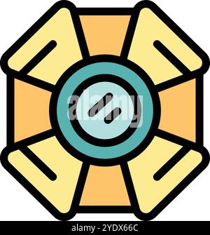 This icon of a smart home control panel is perfect for websites and apps related to home automation Stock Vector