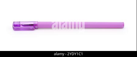 New ballpoint pen isolated on white. Stock Photo
