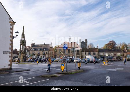 Helmsley, North Yorkshire, UK.  A view towards the square in the picturesque market town. Stock Photo