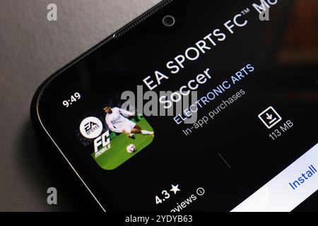 Rf Screens Example In this photo illustration, the EA Sports FC 27 logo is seen displayed ...