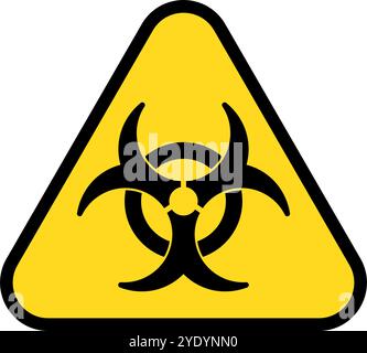 Biohazard Symbol Biological Hazard Symbol Editable Vector Stock