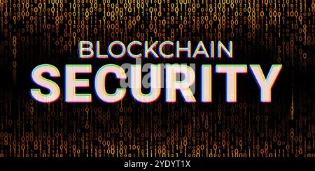 Securing Blockchain. Cryptography, Code Patterns and Immutable Records for Trustworthy Transactions in VR, AR and Metaverse Stock Vector