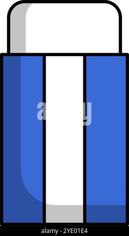 Eraser icon. Stationery icon. Editable vector. Stock Vector