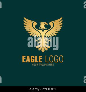 Creative Eagle Logo Template for Modern Branding Stock Vector