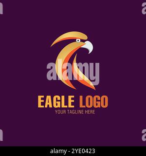 Distinctive Eagle Logo Template for Premium Design Stock Vector