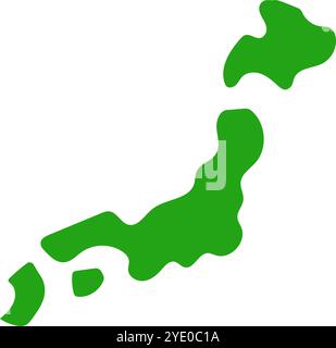 map of Shikoku region of Japan and location on Japanese map Stock ...
