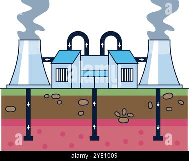 central geothermal renewable energy Stock Vector Image & Art - Alamy