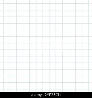Grid empty background, square, line dot graph paper, school math sheet, grid paper sheet. Memo list, bullet journal list blank, architectural graph. Vector illustration Stock Vector