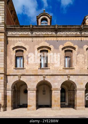 The Palace of the Parliament of Catalonia, Parc de la Ciutadella, Barcelona, Catalonia, Spain Stock Photo