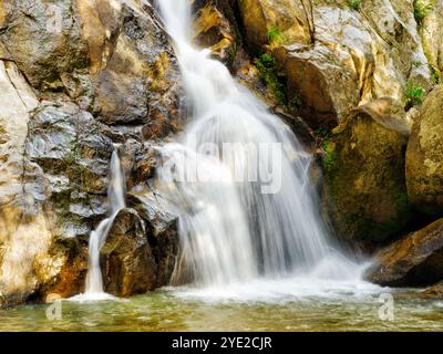 Hin Lad Waterfall. Koh Samui, Thailand. Stock Photo