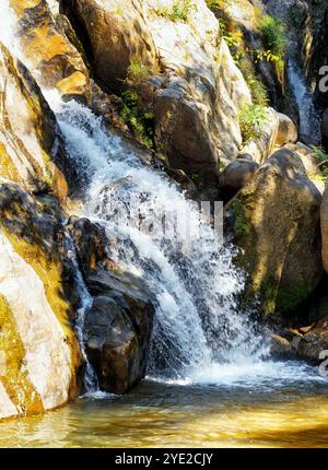 Hin Lad Waterfall. Koh Samui, Thailand. Stock Photo