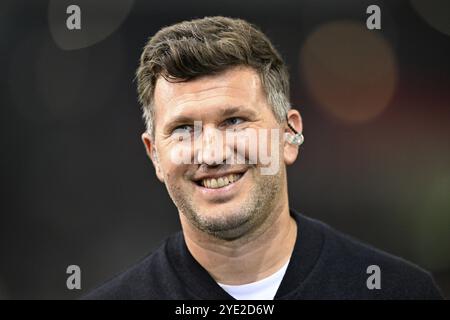 Managing Director Sport Andreas Schicker TSG 1899 Hoffeneheim Portrait, smiling, Voith-Arena, Heidenheim, Baden-Wuerttemberg, Germany, Europe Stock Photo