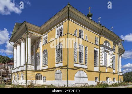 Ascension Cathedral in Spaso-Sumorin monastery, Totma, Russia, Europe Stock Photo