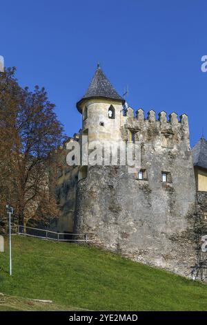 Stara Lubovna Castle is a castle from the 13th century in the north of Slovakia Stock Photo