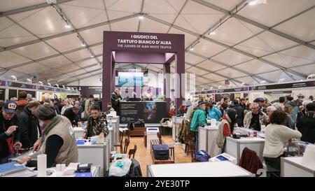 The Alba Truffle Festival showcases exquisite truffles on display ...