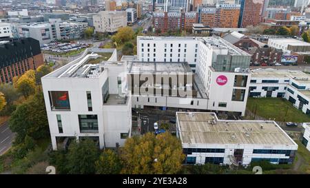 A general view of the Unite trade union's hotel and conference centre, with office for the union, in Birmingham city centre, which cost £112m to build. the Serious Fraud Office (SFO) is to investigate the project, which was initially estimated to cost £7m. Picture date: Tuesday October 29, 2024. Stock Photo