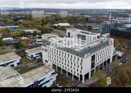 A general view of the Unite trade union's hotel and conference centre, with office for the union, in Birmingham city centre, which cost £112m to build. the Serious Fraud Office (SFO) is to investigate the project, which was initially estimated to cost £7m. Picture date: Tuesday October 29, 2024. Stock Photo