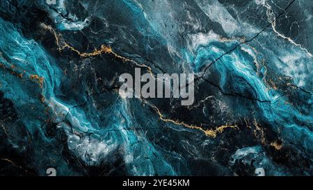 Gold and black patterned natural of dark gray marble texture.Black marble gold pattern luxury.Textured of the elegant and luxurious dark marble back. Stock Photo