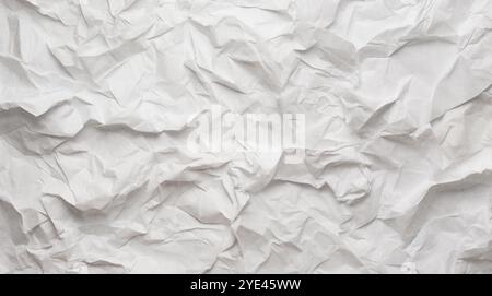 White paper sheet texture cardboard background.Crumpled white paper texture background. Stock Photo