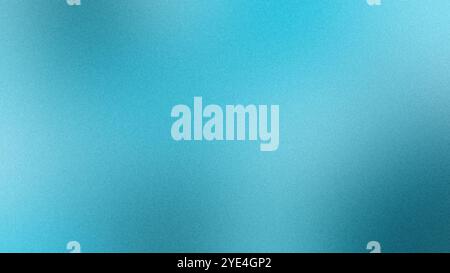 Soft and blurred light blue grainy textured gradient background. Abstract vibrant and bright background with noise. Copy space. Stock Photo