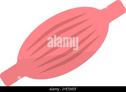 Vector illustration of fiber and muscular sign. Set of fiber and body ...