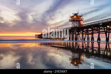 San Clemente Pier, California Stock Photo