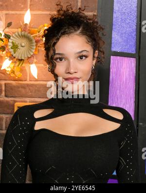 Malia Baker attends the world premiere of Disney's "Zombies 4: Dawn of