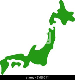 Japan Map. Japanese territory. Editable vector Stock Vector Image & Art ...